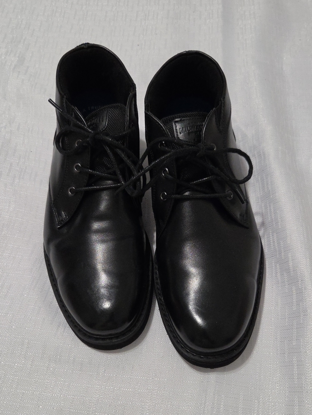 Nunn Bush Black Leather Chukka Boots